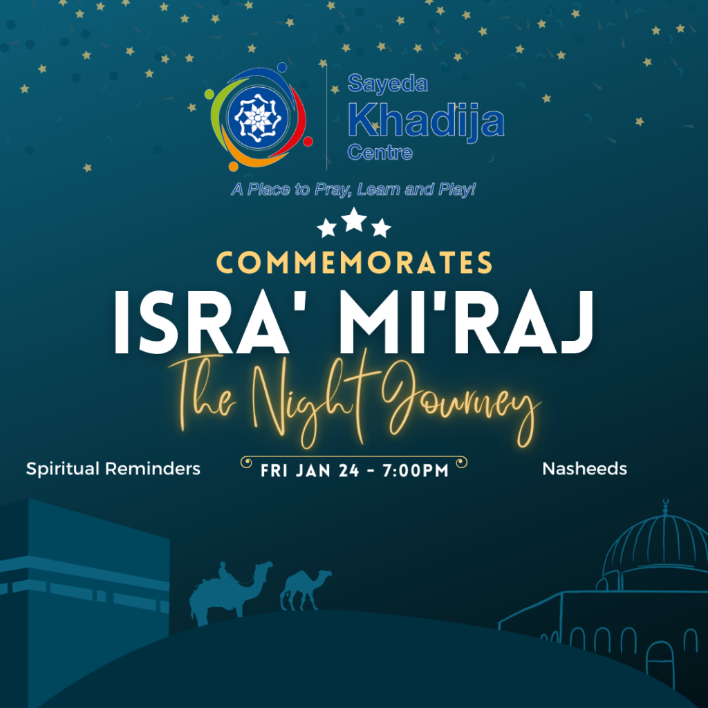 Isra & Mi'raj Program - Friday Jan 24